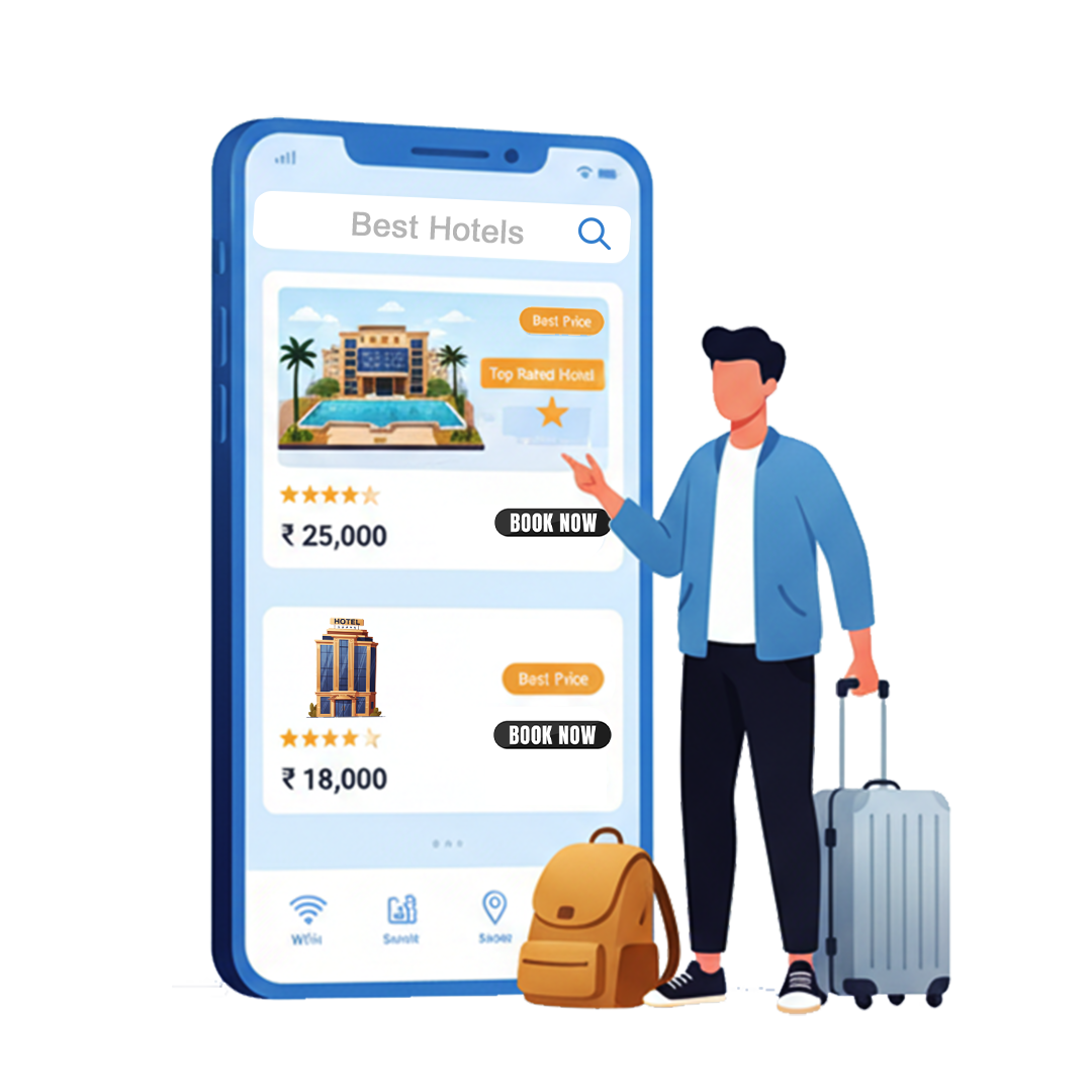 Hotel reservation API with room availability search and instant booking confirmation.
